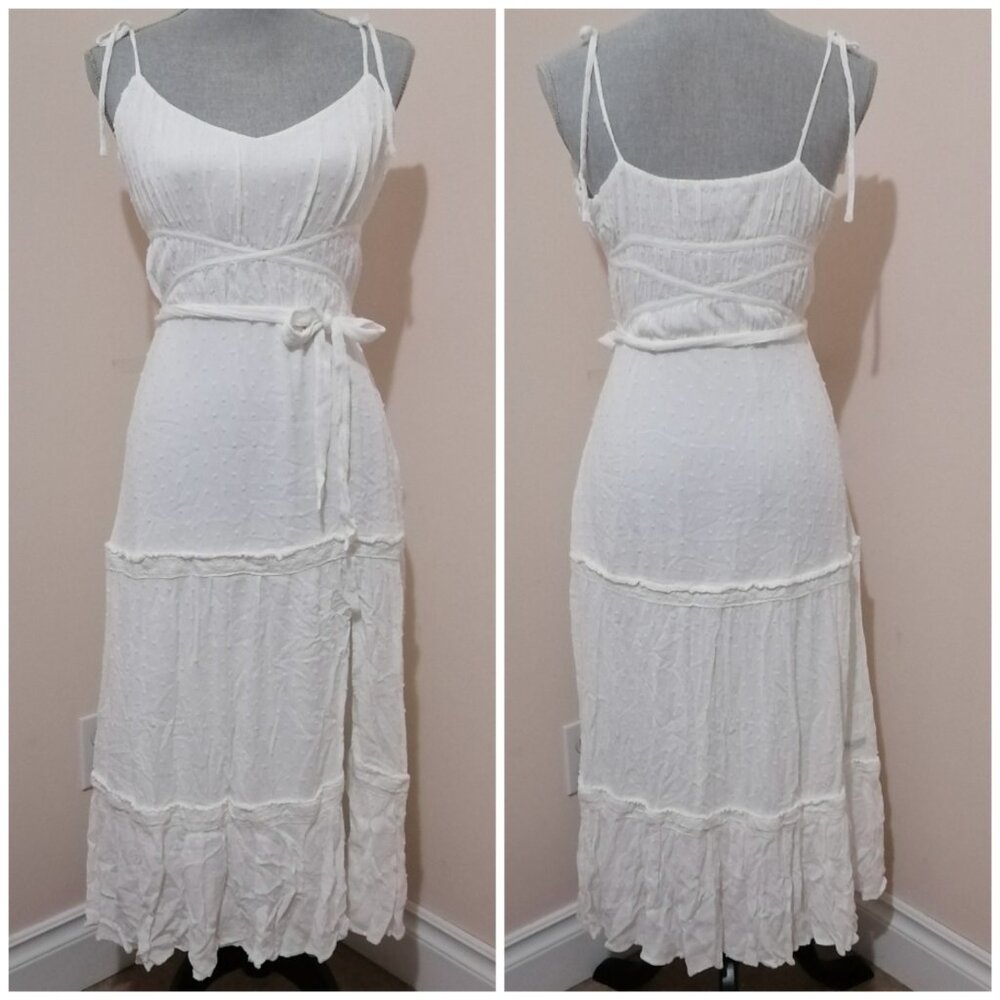 Paige Inesa Midi Dress in White